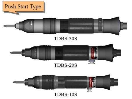 TDBS Straight Series Pneumatic Torque Screwdriver (0.3-10Nm) 1